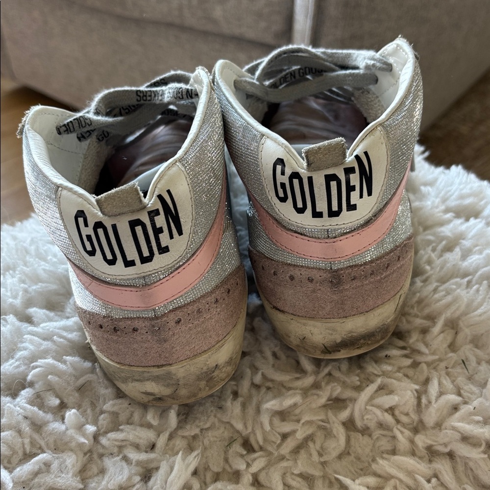 Golden Goose Women's Sneakers in Pink and Gray